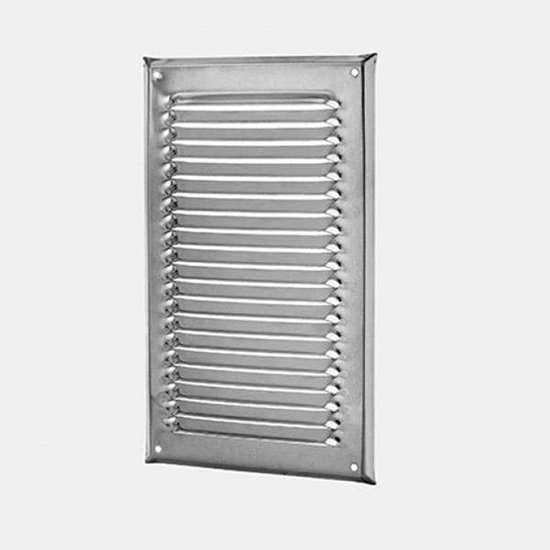 Image sur Grille pare pluie en cuivre WV 190x400mm (LxH) avec moustiquaire.