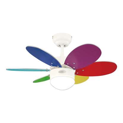 Image de Ventilateur de plafond Turbo II, couleurs divers d'hélices Ø 76cm (Westinghouse)