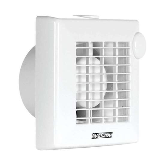 Image sur Ventilateur pour salle de bain/WC Vortice Punto. M 150. Sans clapet antiretour et temporisateur.