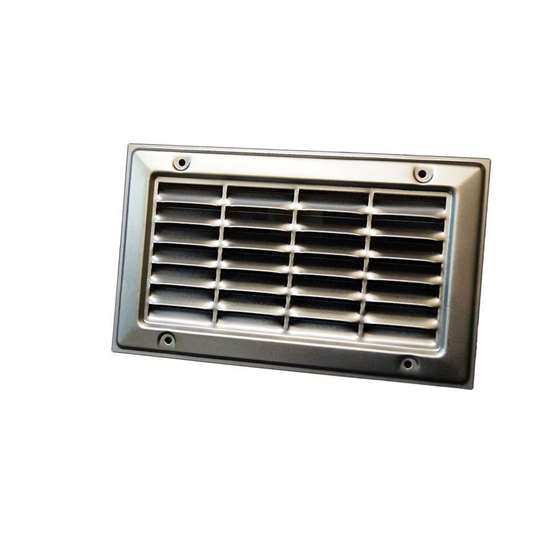 Immagine di Griglia di ventilazione DG 13 150x250mm in lamiera d'acciaio zincata per l'avvitamento.