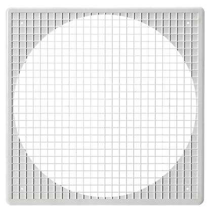 Bild von Kunststoff-Ventilationsgitter RWG-25 WG 294x294mm Weiss.