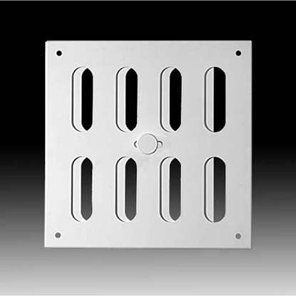 Bild von Schlitzschieber 160x160 mm CNS V4A. Mit Fliegengitter.