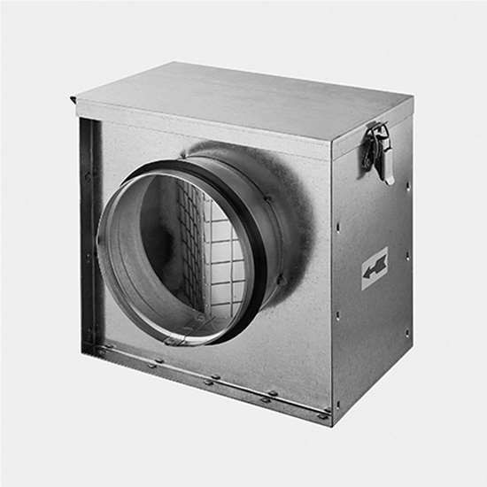 Bild von Filter-Box RFK-400. Gehäuse aus galvanisiertem Stahlblech.