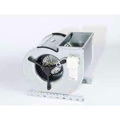 Bild von Radialventilator 230V, D 240/EM10-R. Doppelseitig saugend. Mit EC-Motor und vorwärts gekrümmten Schaufeln (Fischbach)