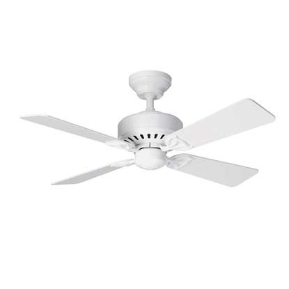 Immagine di Ventilatore da soffito Hunter Bayport Mix+Match Ø 107cm, Kids Program, bianco.