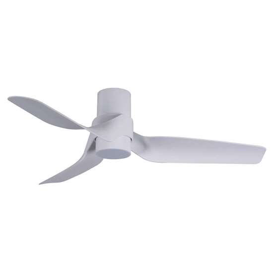 Immagine di Ventilatore da soffitto Nautica WE, Ø 132cm.  (6 velocità) - Marca: Lucci Air - Cassa: bianco, 3 eliche in bianco - Diametro: 132cm, Motore 35W, Modo estate/inverno - Beacon Lighting.