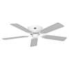 Immagine di Ventilatore da soffitto Classic Flat III, bianco laccato Ø 132cm. (Casafan)