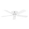 Immagine di Ventilatore da soffitto Classic Flat III, bianco laccato Ø 132cm. (Casafan)