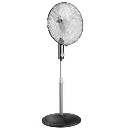 Immagine di Ventilatore a colonna Greyhound Safeline SV 45-8-AZ FB, antracite, diametro elicha 40 cm. 3 velocità. Con telecomando. Adatto anche per uso commerciale.