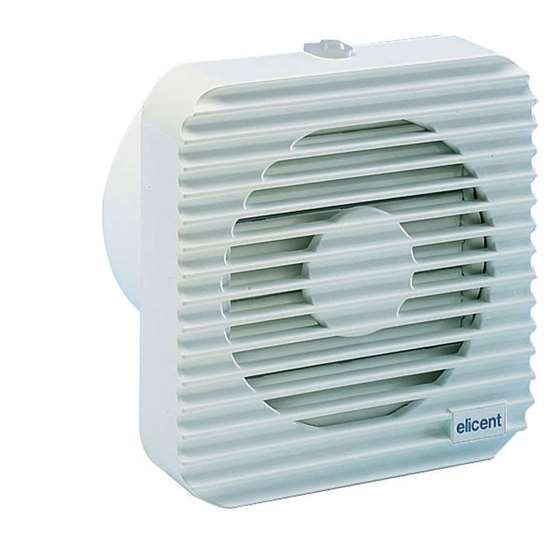 Image sur Ventilateur de bain/WC MURO-120T avec clapet automatique et temporisateur.