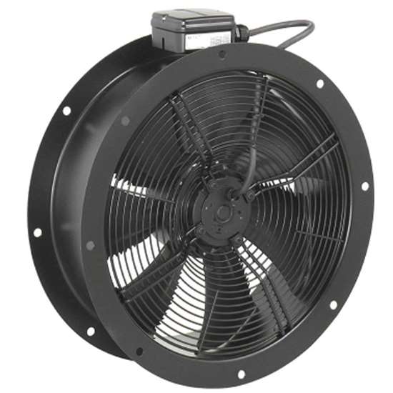 Bild von Axial-Rohrventilator AR 450 E4 Sileo, 230V/1~. Drehzahlsteuerbar.