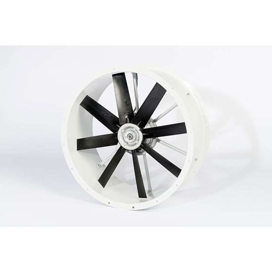 Image sur Ventilateur axial 230V, AW 350 / E15 dans un tube à double bride. (Fischbach)