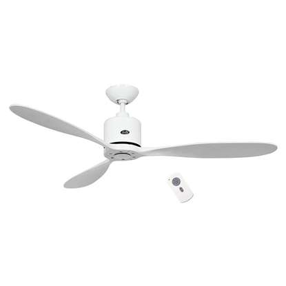 Image de Ventilateur de plafond Aeroplan Eco WE-WE, blanc Ø 132cm, avec télécommande. Couleur d'hélices blanc. (Casafan)